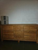 Commode et armoire murale haute en teck, Maison & Meubles, Armoires | Commodes, Teck, 200 cm ou plus, 5 tiroirs ou plus, Moins de 100 cm