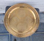 koperen gegraveerde schotel, Ophalen of Verzenden, Koper