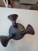Vintage verlichting uit jaren 70 kleur bruin/zwart, Antiek en Kunst, Ophalen