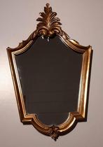 GERATAL/ Vergulde antieke spiegel/Vintage, Ophalen, Overige vormen, Minder dan 50 cm, Minder dan 100 cm