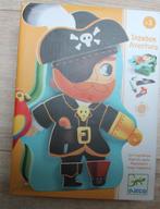 Djeco magnetisch puzzelspel viking/piraat/ridder/indiaan, 2 tot 4 jaar, 10 tot 50 stukjes, Ophalen of Verzenden, Zo goed als nieuw