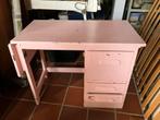 Oud roze bureautje, Huis en Inrichting, Bureaus, Ophalen, Gebruikt, Bureau
