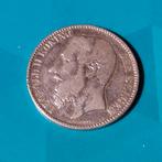 België 2 frank zilver Leopold II 1887 vlaams - Rare, Enlèvement ou Envoi, Monnaie en vrac, Argent, Argent