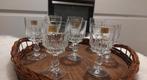 8 sierlijke, vintage wijnglazen Luminarc France - setprijs, Verzamelen, Glas en Drinkglazen, Ophalen of Verzenden, Zo goed als nieuw