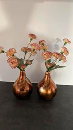 2 gekleurde vaasjes, Overige kleuren, Nieuw, Ophalen of Verzenden, Glas