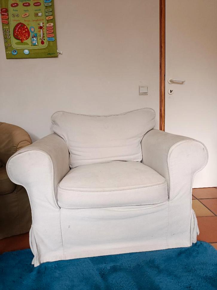 Fauteuil 1 place Ektorp, Maison & Meubles, Fauteuils, Utilisé, 75 à 100 cm, 75 à 100 cm, Enlèvement