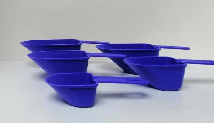 Tupperware™ « Lepels Gigogne - Maatlepels x 5 » bleu, Huis en Inrichting, Keuken | Tupperware, Nieuw, Overige typen, Blauw, Verzenden