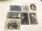 Lot van 7 oude foto’s militairen, Verzamelen, Foto's en Prenten, Gebruikt, Foto, Klederdracht, Ophalen of Verzenden