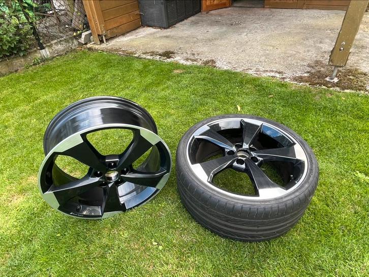 2 Originele Audi RS3 19” velgen, Auto-onderdelen, Banden en Velgen, Velg(en), Ophalen