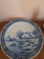 Delfts Blauw Antieke wandbord, Antiek en Kunst, Ophalen