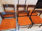 Mid century wenge stoelen, Huis en Inrichting, Ophalen, Zo goed als nieuw