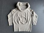 Beige gebreide coltrui met grote kraag H&M maat M, Maat 38/40 (M), H&M, Beige, Ophalen of Verzenden