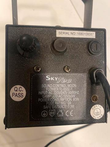 SkyTec Sound Control Moon Flower TL-9502-1 light  beschikbaar voor biedingen