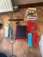 WII mini, Games en Spelcomputers, Spelcomputers | Nintendo Wii U, Ophalen, Gebruikt, Met 3 controllers of meer, Met games