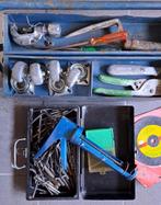 Outillage à main et matériel divers +/- 10 kgs, Bricolage & Construction, Outillage | Outillage à main, Enlèvement ou Envoi, Utilisé