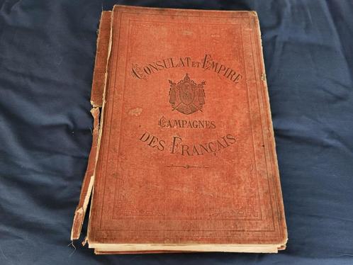 Livre "batailles des français", France 1850, Collections, Objets militaires | Général, Autres, Envoi