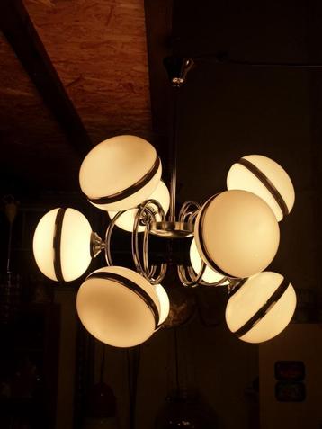 vintage space age kroonluchter mid-century Italy beschikbaar voor biedingen
