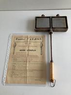 Antiek dubbele Toaster / Croque-monsieur /Tosti-ijzer, Antiek en Kunst, Verzenden