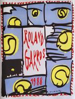 Alechinsky - Originele Affiche - Roland Garros - 1988, Antiek en Kunst, Verzenden