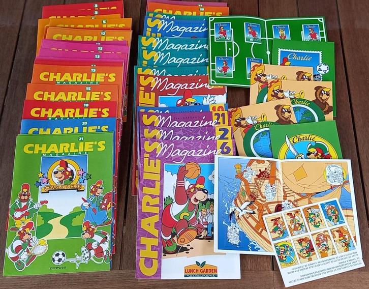 Pakket Lunch Garden Charlie's magazine, Verzamelen, Merken en Reclamevoorwerpen, Gebruikt, Ophalen of Verzenden