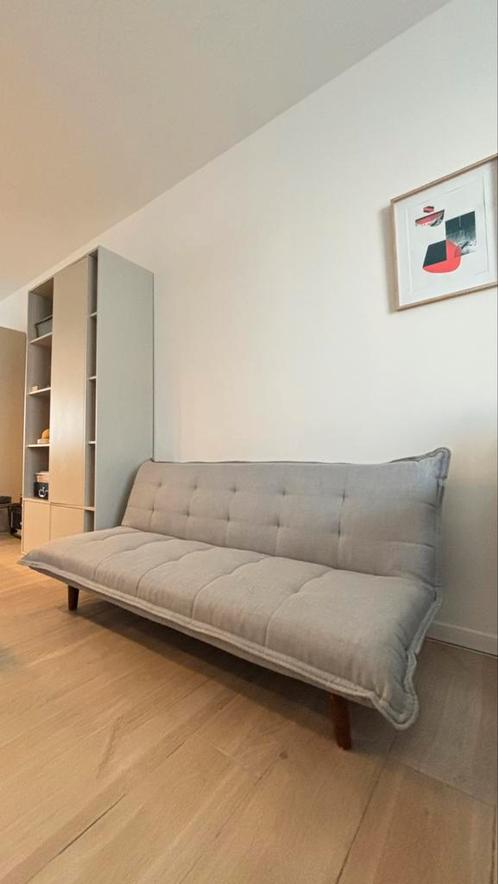 Slaapbank / Zetelbed / Zetel, Huis en Inrichting, Slaapkamer | Slaapbanken, Zo goed als nieuw, Overige maten, Overige maten, Grijs