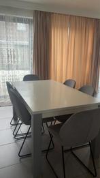 Tafel met 6 stoelen, Enlèvement, Comme neuf