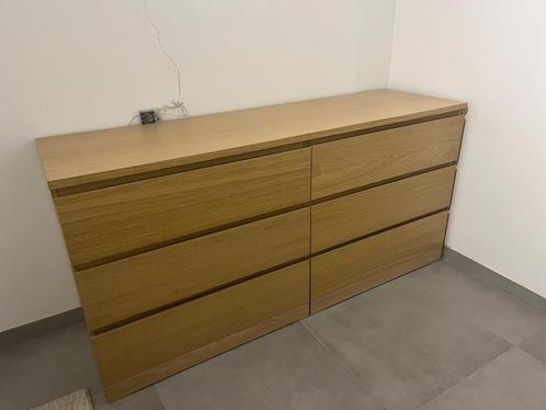 Commode 6 tiroirs en bois clair, Huis en Inrichting, Overige Huis en Inrichting, Zo goed als nieuw, Ophalen