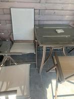 Mooie degelijke tuinstoelen met tafel, Ophalen, Zo goed als nieuw