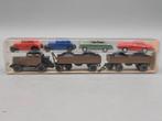 1:87 Wiking 3500 set Hanomag ST 100 +2 aanhangers & 4 auto's, Hobby en Vrije tijd, Modelauto's | 1:87, Ophalen of Verzenden, Zo goed als nieuw