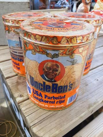 Uniek, New Old Stock, vol vintage blik Uncle Bens Rice. beschikbaar voor biedingen