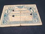 Noodgeld Oostende 1915. 1 frank, Postzegels en Munten, Bankbiljetten | België, Ophalen of Verzenden