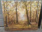 huile sur toile sous bois signe ivan noten, Antiek en Kunst, Kunst | Schilderijen | Klassiek, Ophalen of Verzenden