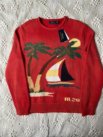 Ralph Lauren grail knit “Tropical Regatta Sail”- M NIEUW beschikbaar voor biedingen