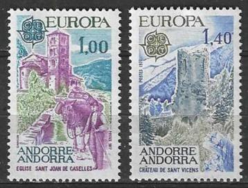 Andorra-Frans 1977 - Yvert 261-262 - Europa (PF) beschikbaar voor biedingen