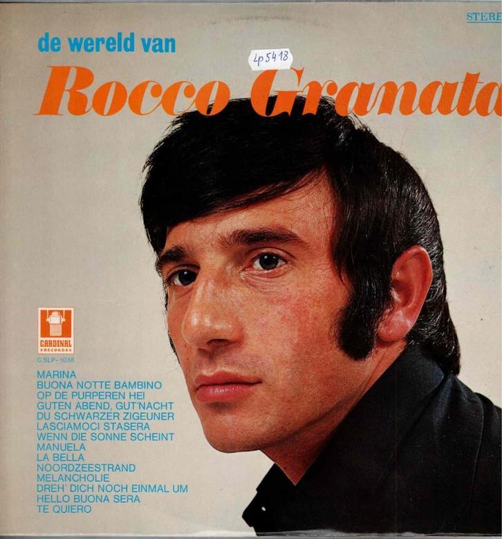 vinyl  lp   -   Rocco Granata – De Wereld Van Rocco Granata, Cd's en Dvd's, Vinyl | Overige Vinyl, Overige formaten, Ophalen of Verzenden
