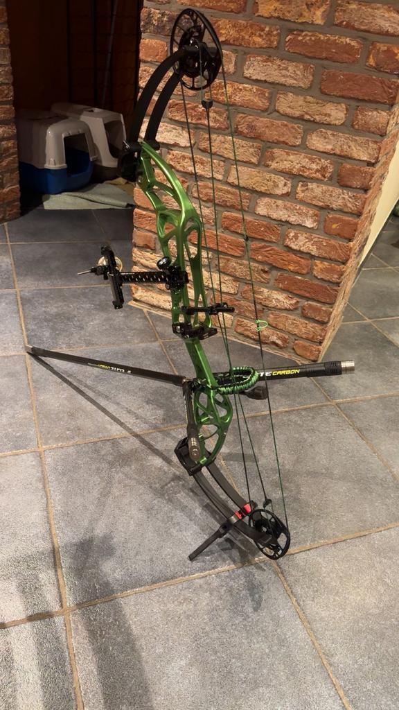 Arc a poulie  gaucher, Sport en Fitness, Handboogschieten, Zo goed als nieuw, Ophalen of Verzenden