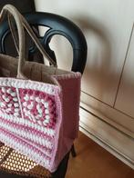 Boodschaptas  Roos    !!!!!     HANDWERK, Handtassen en Accessoires, Tassen | Damestassen, Ophalen, Zo goed als nieuw