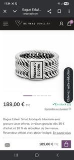 Bagues buddha to buddha argent massif 925, Handtassen en Accessoires, Zilver, Zilver