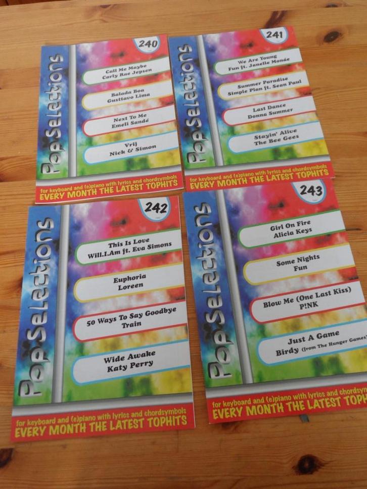 Pop Selections - 240 / 241 / 243 / 245 / 246 / 247 / 249, Musique & Instruments, Partitions, Neuf, Artiste ou Compositeur, Populaire