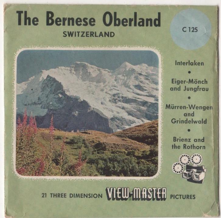 View-master Berner Oberland Zwitserland C 125, Antiek en Kunst, Antiek | Speelgoed, Ophalen of Verzenden