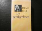 De getuigenissen   -Primo Levi-, Boeken, Ophalen of Verzenden