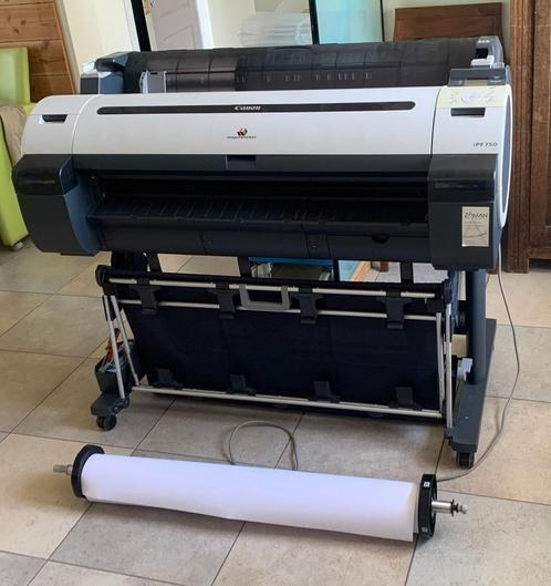 Canon IPF750 A0 printer plotter, Informatique & Logiciels, Imprimantes, Utilisé, Imprimante, Imprimante à jet d'encre, Impression couleur