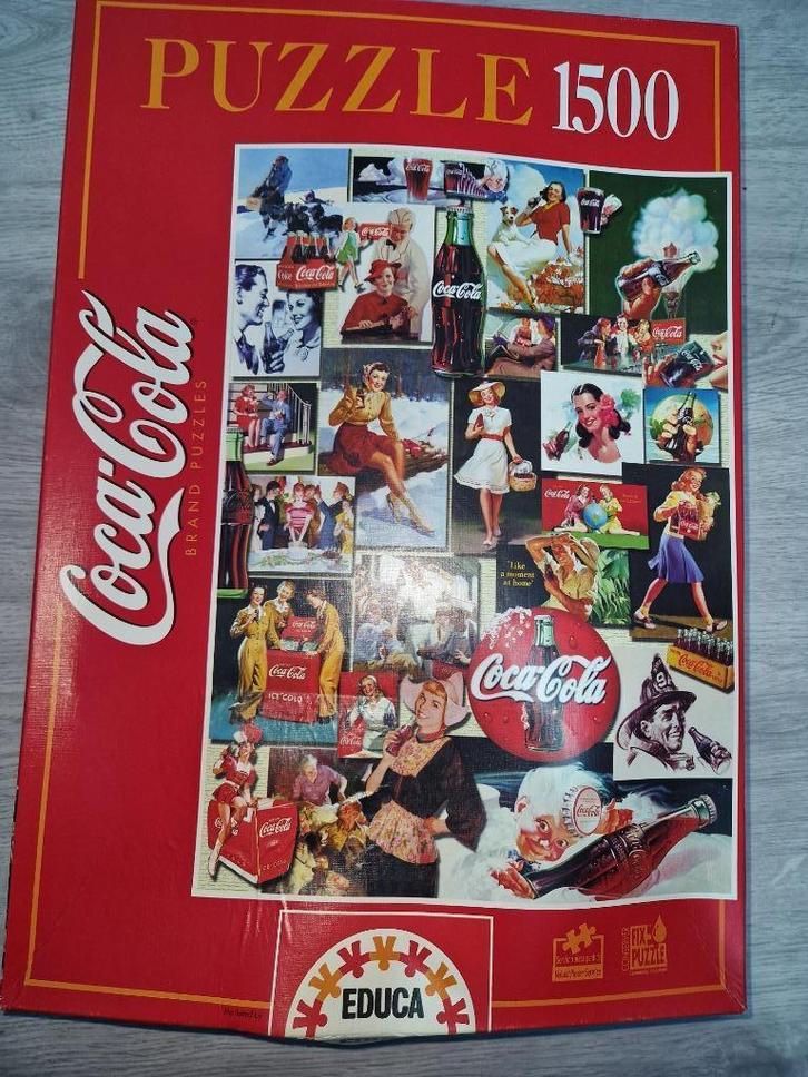 Coca-Cola puzzel van 1500 stukjes, Verzamelen, Merken en Reclamevoorwerpen, Zo goed als nieuw, Overige typen, Ophalen of Verzenden