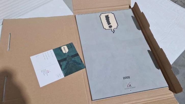 Kuifje , Tintin, De Schutter group, 2002, Verzamelen, Stripfiguren, Zo goed als nieuw, Plaatje, Poster of Sticker, Kuifje, Ophalen of Verzenden