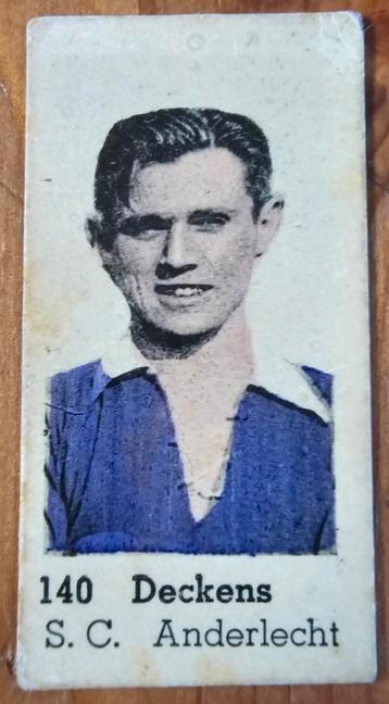 1930s (pre panini) 140. Henri Deckens SC Anderlecht!
 beschikbaar voor biedingen
