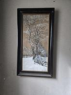 Schilderij besneeuwde bomen, Antiek en Kunst, Ophalen