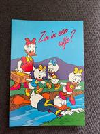 Postkaart Disney Donald Duck 'Zin in een uitje', Verzamelen, Disney, Donald Duck, Plaatje of Poster, Zo goed als nieuw, Verzenden