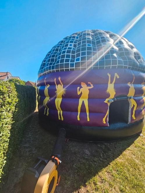 Hip Hop Disco springkasteel, Kinderen en Baby's, Speelgoed | Buiten | Springkussens, Gebruikt, Ophalen