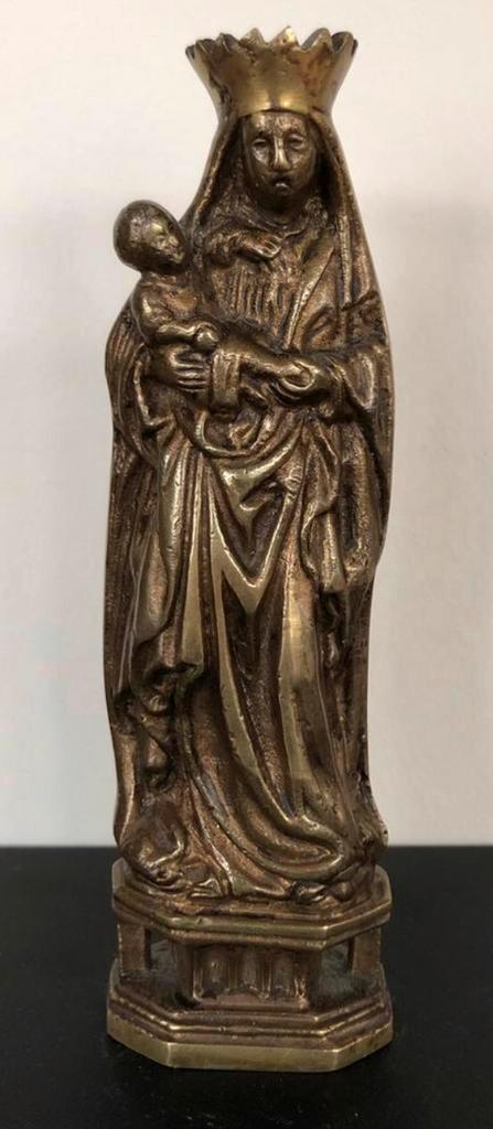 Notre-Dame de Foy, brons c. 1910, Antiek en Kunst, Kunst | Beelden en Houtsnijwerken, Ophalen of Verzenden