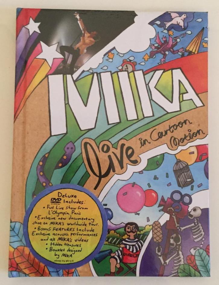 Mika - Live in tekenfilmbeweging, Cd's en Dvd's, Dvd's | Muziek en Concerten, Nieuw in verpakking, Documentaire, Ophalen of Verzenden